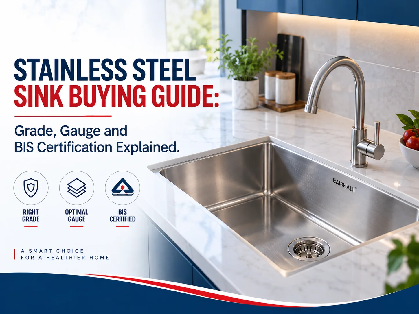 Stainless Steel Sink Buying Guide: Grade, Thickness and BIS Certification Explained