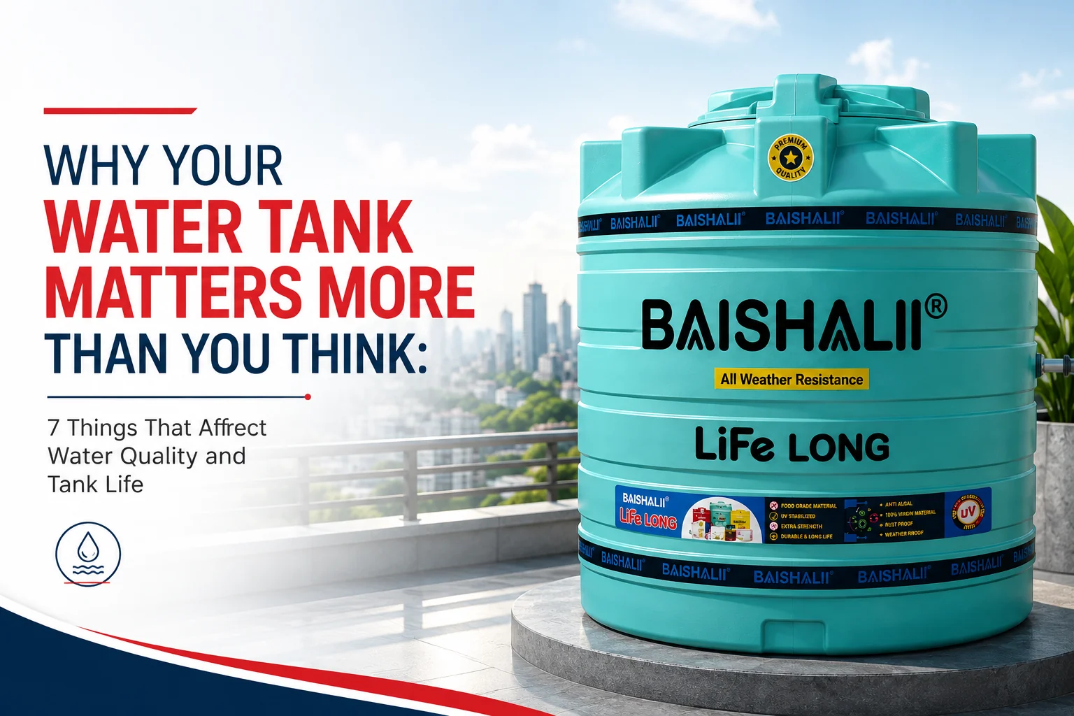Why Your Water Tank Matters More Than You Think: 7 Things That Affect Water Quality and Tank Life