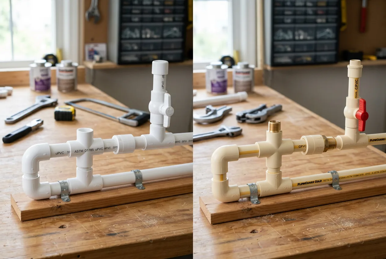 uPVC vs CPVC: Which Pipe Should You Use Where?