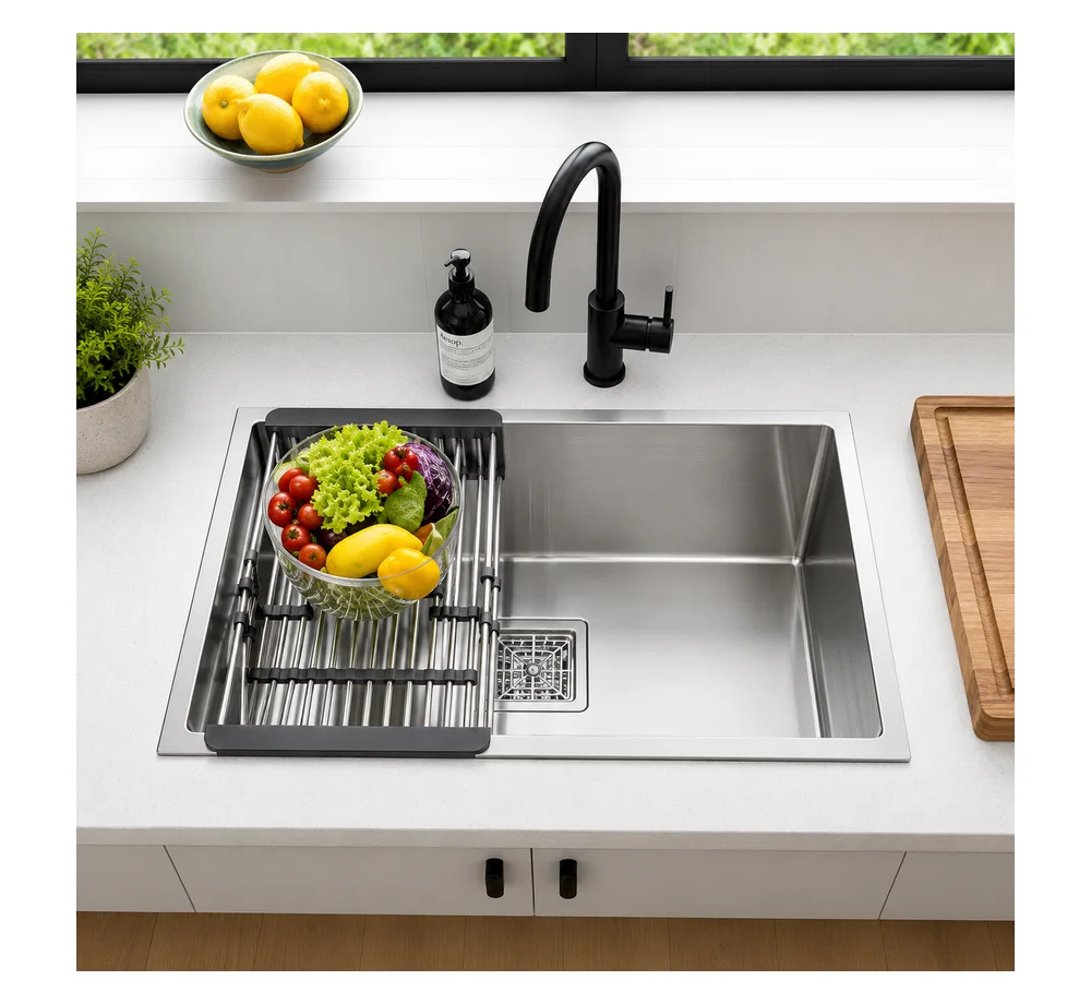Handmade Sink with Tray