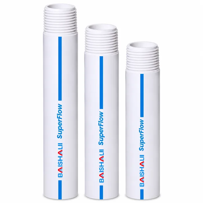 uPVC Plumbing Threaded Pipe - SCH 40