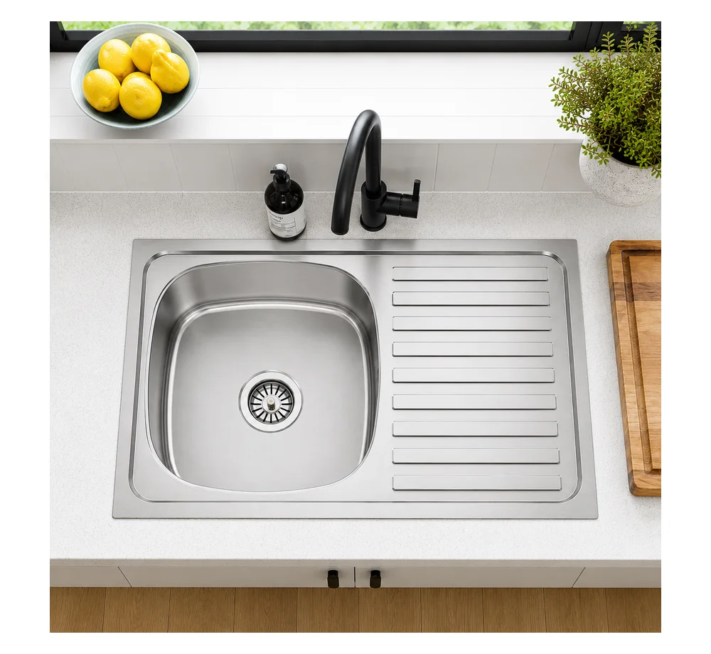 Single Sink with Drainboard